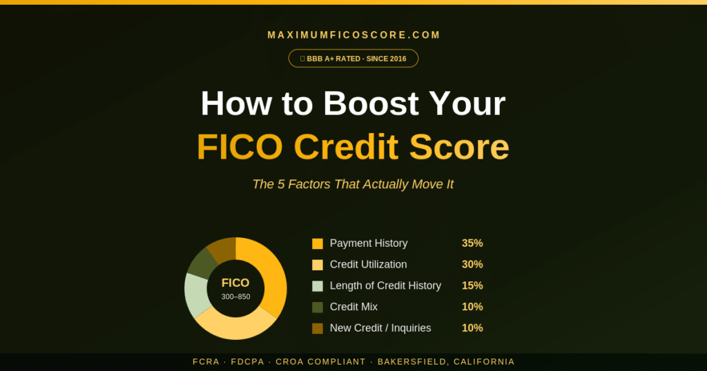 How to boost your FICO Credit Score