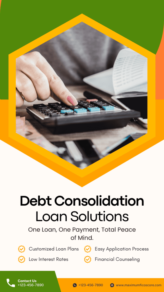 Person calculating finances with calculator and documents for credit score improvement.