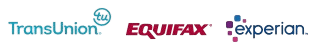 Experian, Equifax, and TransUnion — the three major credit bureaus
